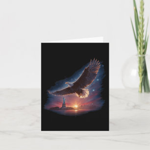 Nice Eagle Costume For Liberty And Usa Clothes Lov Card