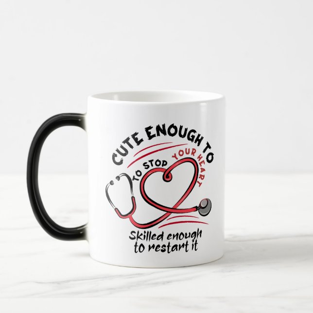 Nice enough to stop your choir magic mug (Left)