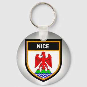 Nice Flag Key Ring