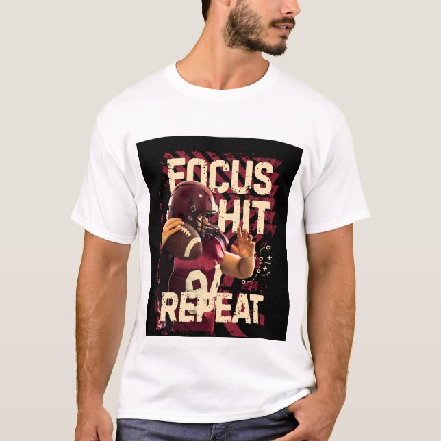 Nice focus hit repeat image  T-Shirt (Front)