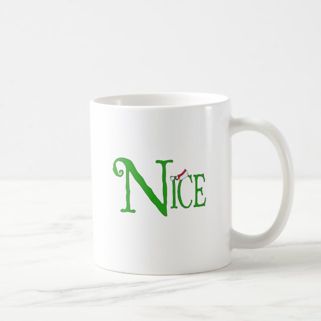 Nice for Christmas Coffee Mug (Right)