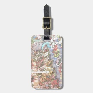 Nice France Farmers Market Luggage Tag