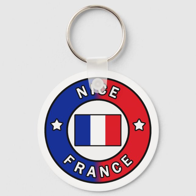 Nice France Key Ring (Front)