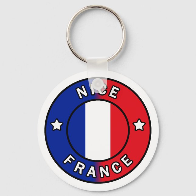 Nice France Key Ring (Front)