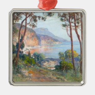 Nice, France - landscape painting Metal Ornament
