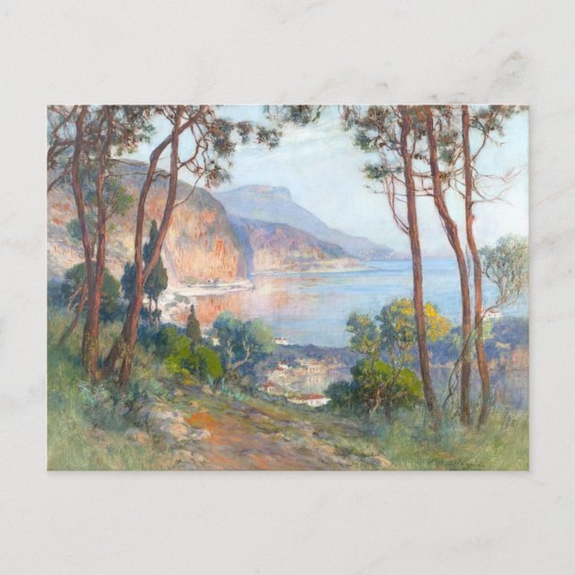 Nice, France - landscape painting Postcard (Front)