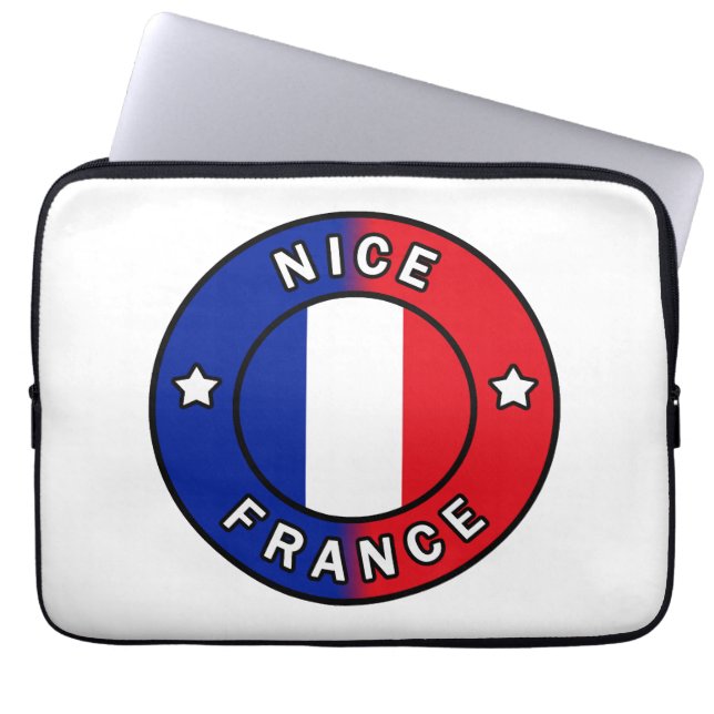 Nice France Laptop Sleeve (Front)