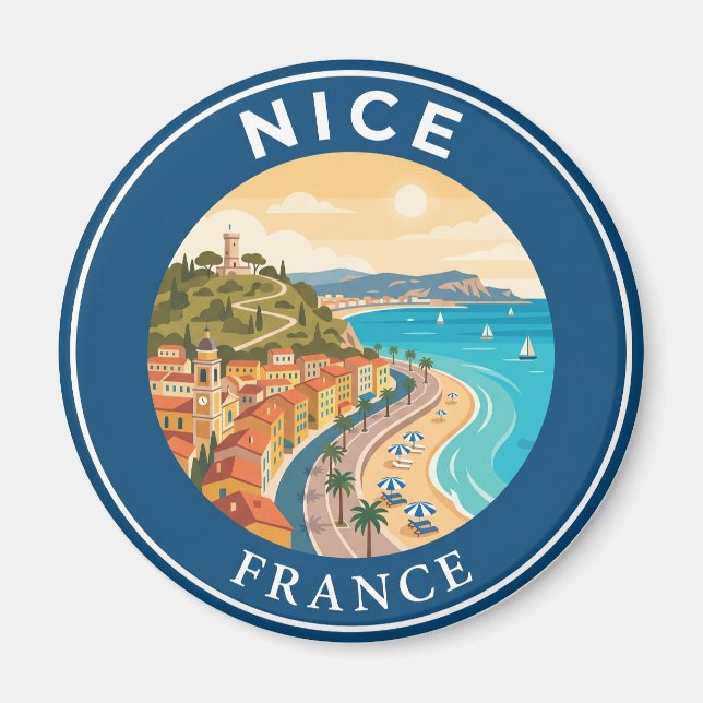 Nice France Magnet (Front)