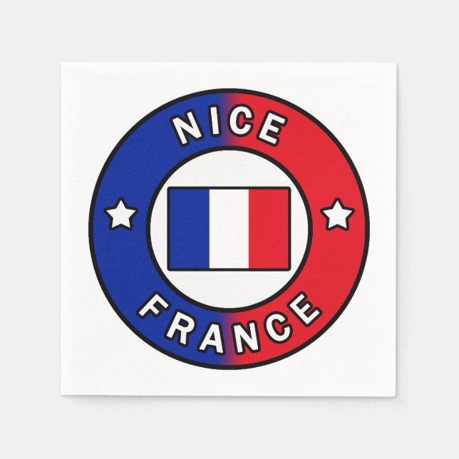 Nice France Napkin (Front)