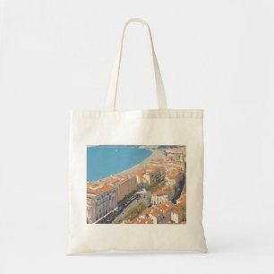 Nice France Postcard Tote Bag