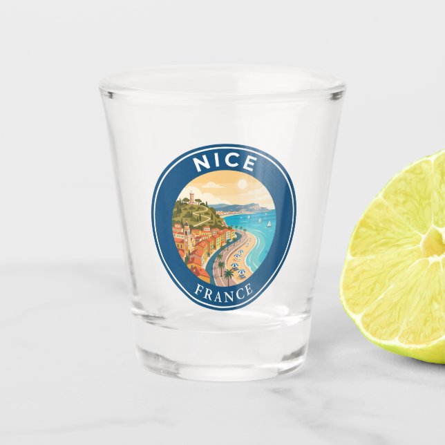 Nice France Shot Glass (Front)
