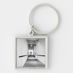 Nice France, Staircase Museum of Modern Art Key Ring