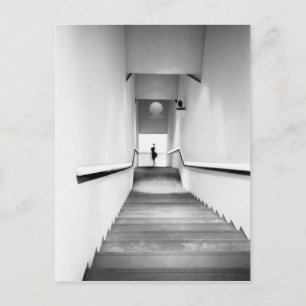 Nice France, Staircase Museum of Modern Art Postcard