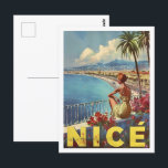 Nice France Vintage Famous Travel Place Postcard<br><div class="desc">Nice France Vintage Famous Travel Place</div>