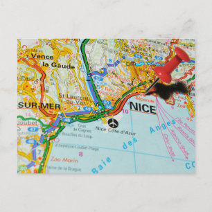 Nice, French Riviera, France Postcard