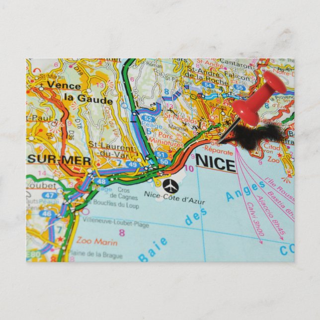 Nice, French Riviera, France Postcard (Front)