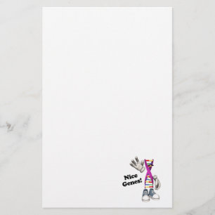 Nice Genes Funny DNA Strip Character Stationery