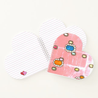 nice girls nice flowers  notebook