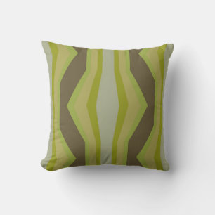 nice green shades pattern cushion