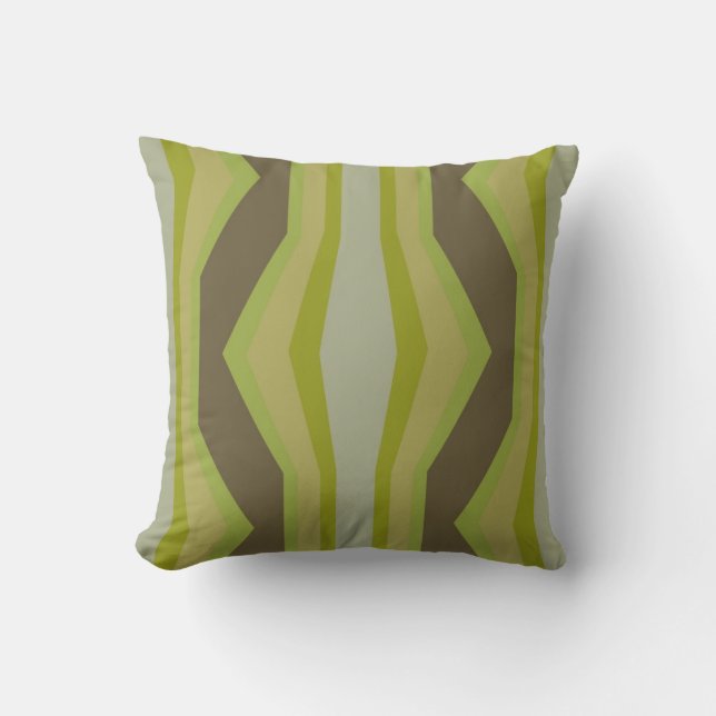 nice green shades pattern cushion (Front)
