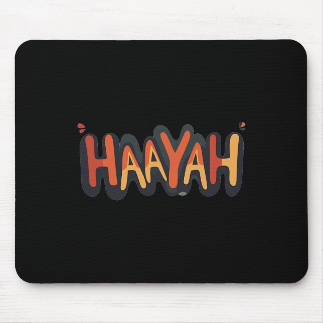 Nice Haayah Ttle Cry Costume For Karate Lovers  Mouse Pad (Front)