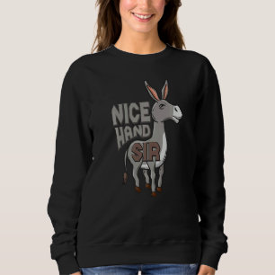 Nice Hand Sir Casino Lover Bluff Card Game Donkey  Sweatshirt
