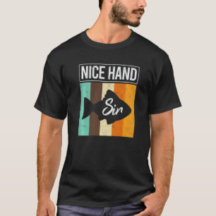 Nice Hand Sir  Poker Fish Gambler Texas Holdem Pla T-Shirt
