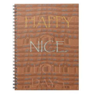 Nice Happy Kenya Red  Zebra Hakuna Matata motif De Notebook