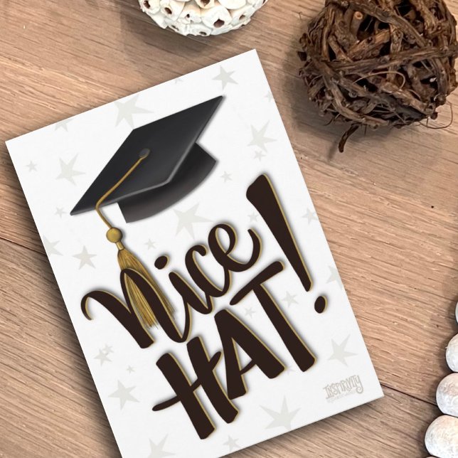 Nice Hat Tassel Fun Inspirivity Graduation Card (Creator Uploaded)