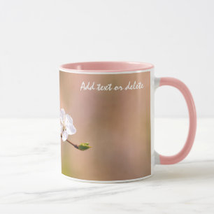 Nice Japanese Apricot Flower Mug
