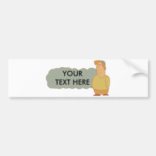 Nice Jewish boy Customisable bumper sticker