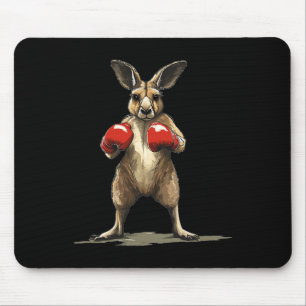 Nice Kangaroo Fighter For A Hilarious Knockout Mouse Pad