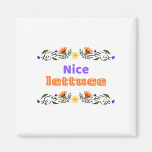 Nice Lettuce Best Chirps Hockey Magnet