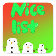 Nice List Stickers