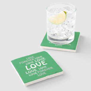 NICE LOVE VALENTINE, BIRTHDAY, GIFT STONE COASTER