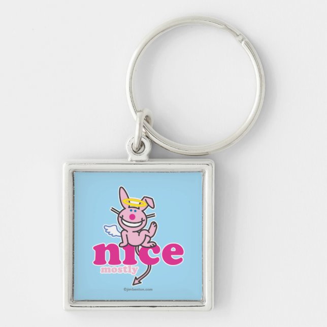 Nice Mostly Key Ring (Front)