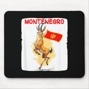 Nice Mouflon Costume in Montenegro Colours Mouse Pad