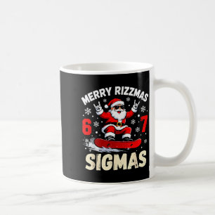 Nice Naughty 67 Funny 6-7 Meme Slang Christmas Coffee Mug
