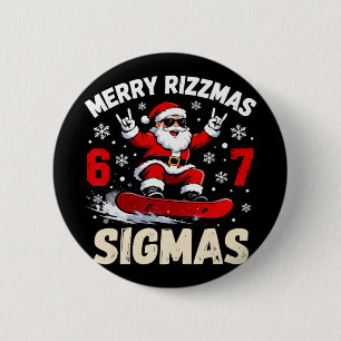 Nice Naughty 67 Funny 6-7 Meme Slang Trending Chri 6 Cm Round Badge