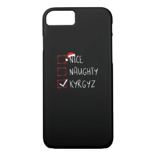 Nice Naughty Christmas Kyrgyzstan Heritage iPhone 8/7 Case