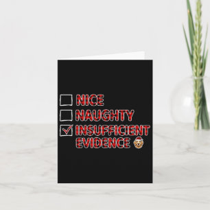 Nice Naughty Evidence Funny Insufficient Golden Re Card