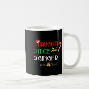 Nice Naughty Ginger Group Matching Christmas Coffee Mug