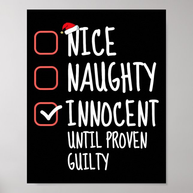 Nice Naughty Innocent Until Proven Guilty Family C Poster (Front)