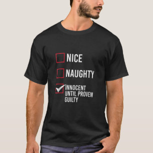 Nice Naughty Innocent Until Proven Guilty Tank Top