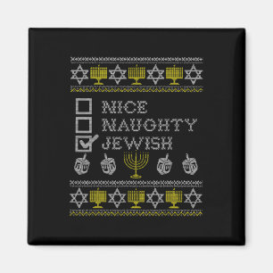Nice Naughty Jewish Magnet