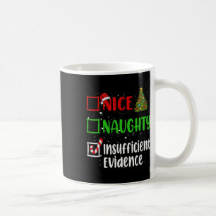 Nice Naughty List Funny Christmas List Uni-adults Coffee Mug