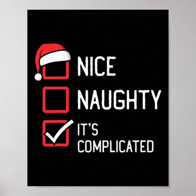 Nice Naughty List Its Complicated Christmas 2  Poster (Front)