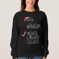 Nice Naughty Medical Laboratory Scientist Christma