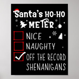 Nice Naughty Off The Record Shenanigans Christmas  Poster