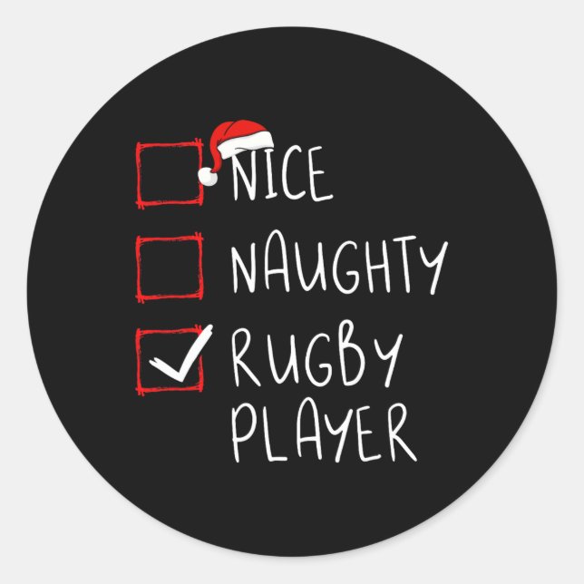 Nice Naughty Rug1  Classic Round Sticker (Front)